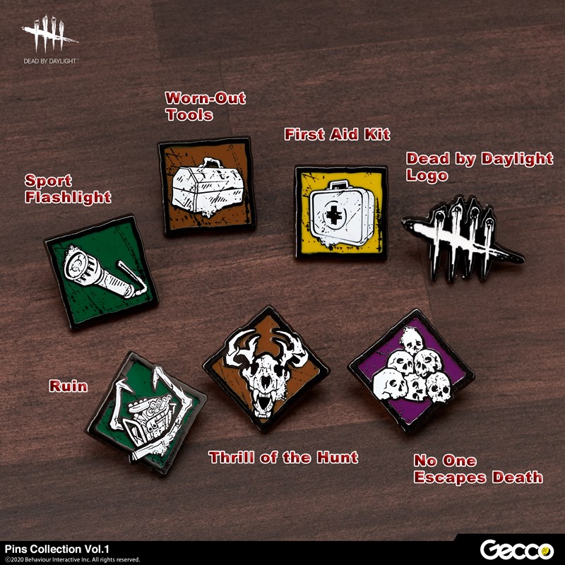 Dead By Daylight Pins Collection Vol 1 All 7 Styles 1 Special Pin